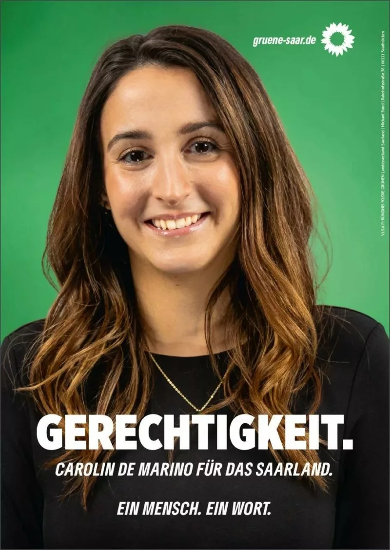 Wahlplakat Carolin de Marino