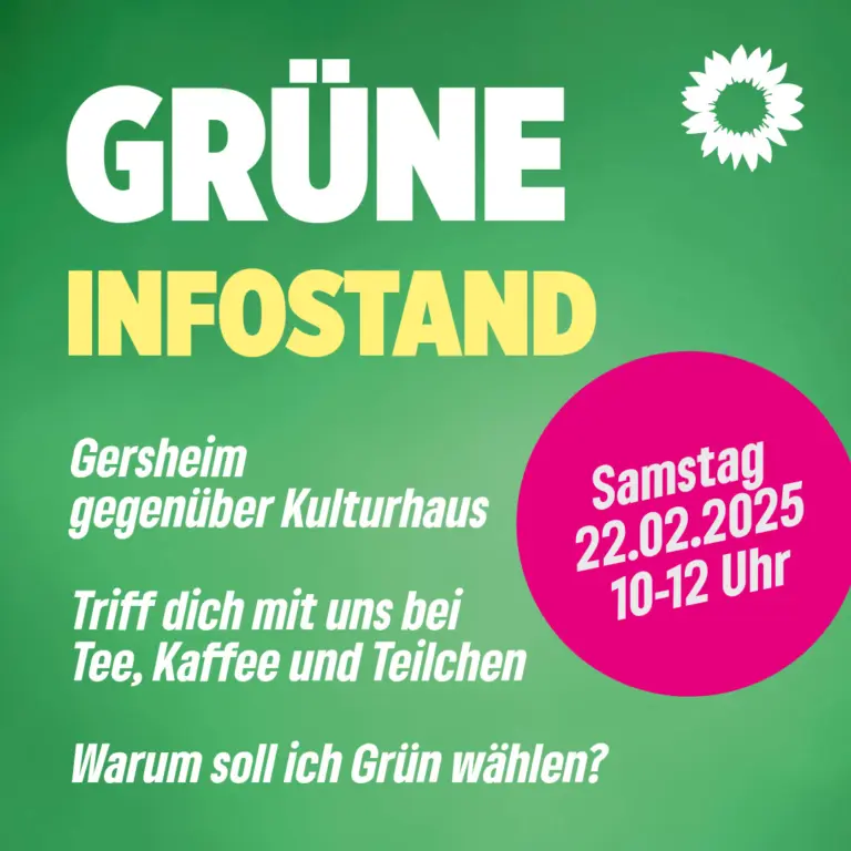 Infostand zur Bundestagswahl